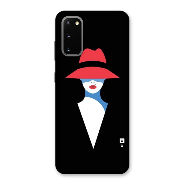 Mysterious Woman Illustration Back Case for Galaxy S20