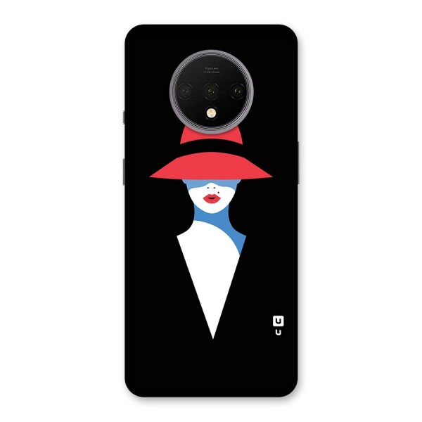 Mysterious Woman Illustration Back Case for OnePlus 7T