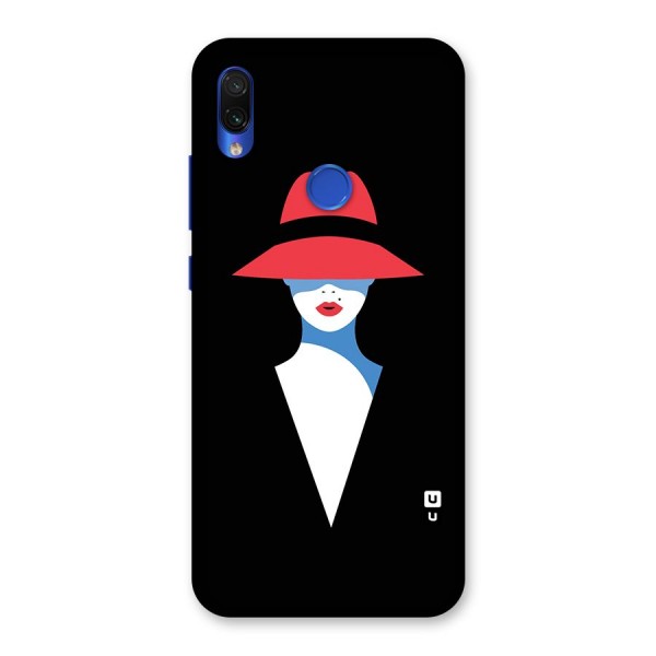Mysterious Woman Illustration Back Case for Redmi Note 7S