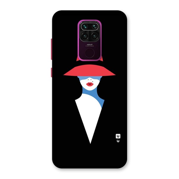 Mysterious Woman Illustration Back Case for Redmi Note 9