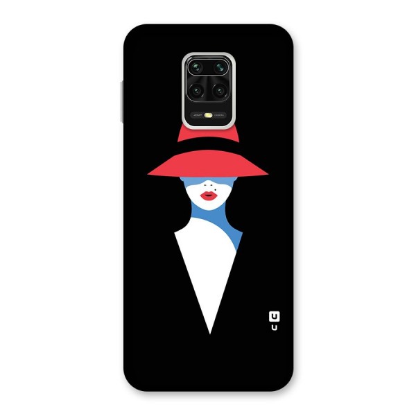 Mysterious Woman Illustration Back Case for Redmi Note 9 Pro Max