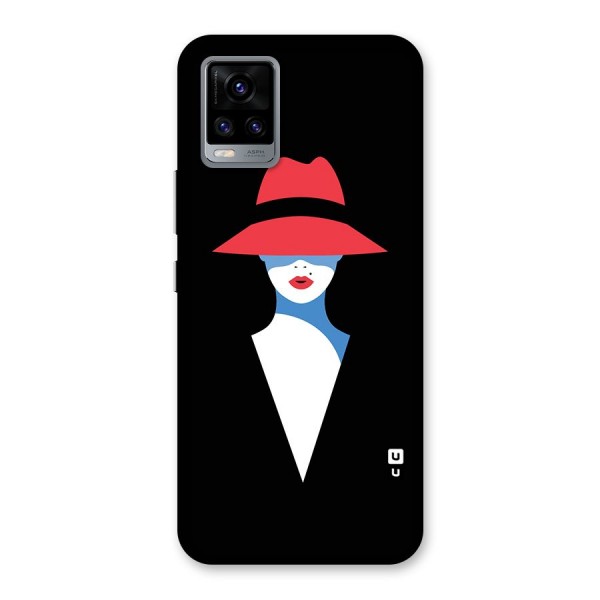 Mysterious Woman Illustration Back Case for Vivo V20