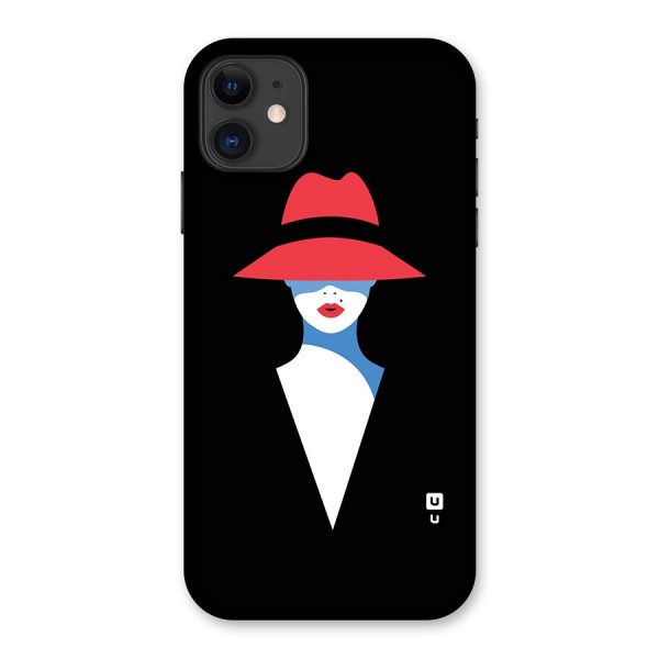 Mysterious Woman Illustration Back Case for iPhone 11