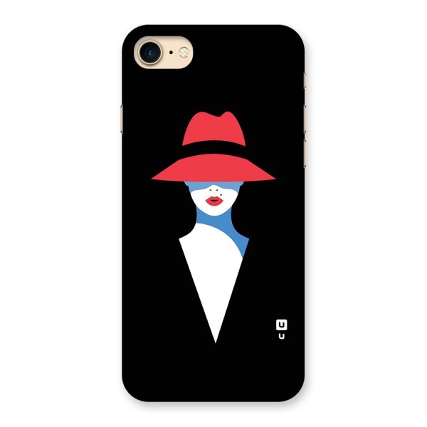 Mysterious Woman Illustration Back Case for iPhone 7