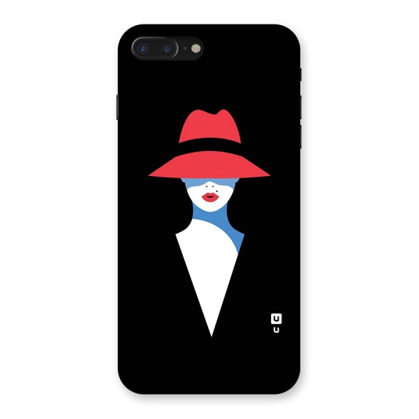 Mysterious Woman Illustration Back Case for iPhone 7 Plus