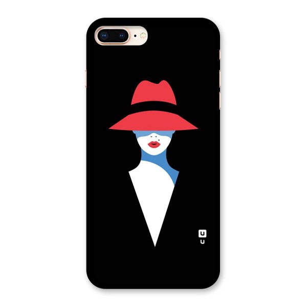 Mysterious Woman Illustration Back Case for iPhone 8 Plus