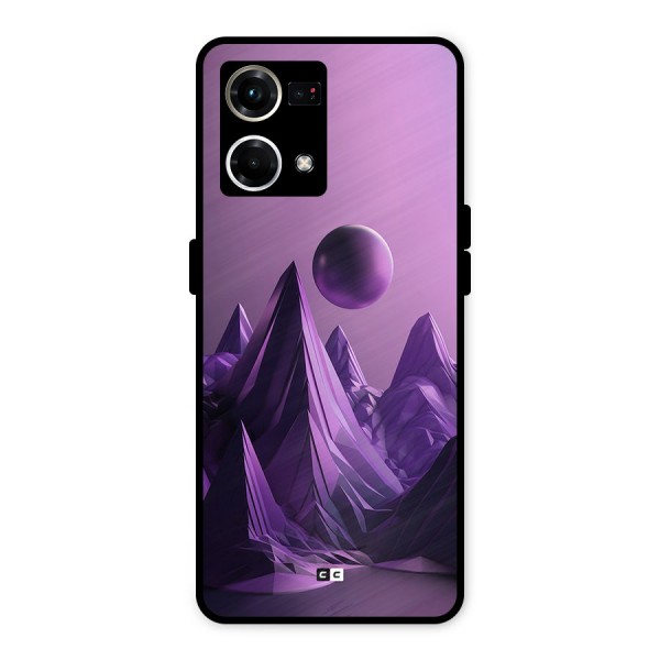 Mystical Landscape Metal Back Case for Oppo F21s Pro 4G