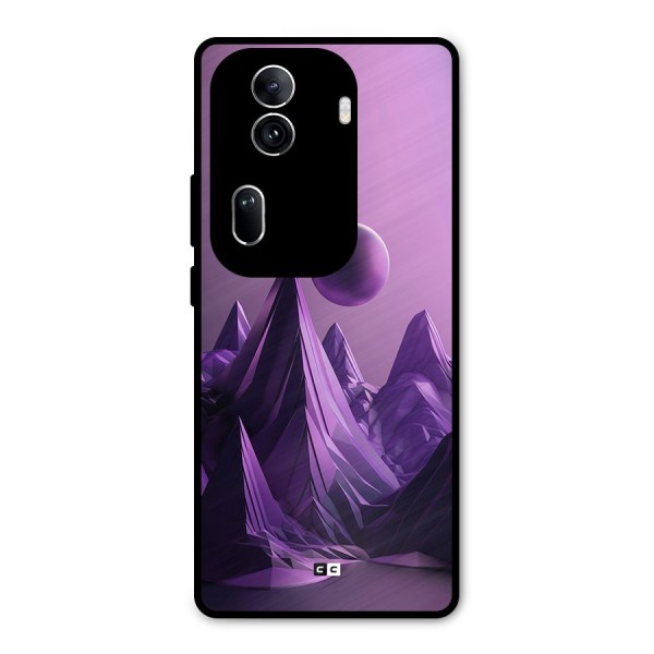 Mystical Landscape Metal Back Case for Oppo Reno11 Pro 5G