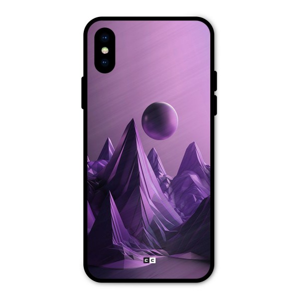 Mystical Landscape Metal Back Case for iPhone XS