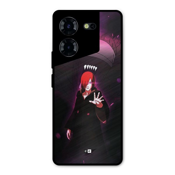 Nagato Fighting Metal Back Case for Tecno Pova 5 Pro 5G