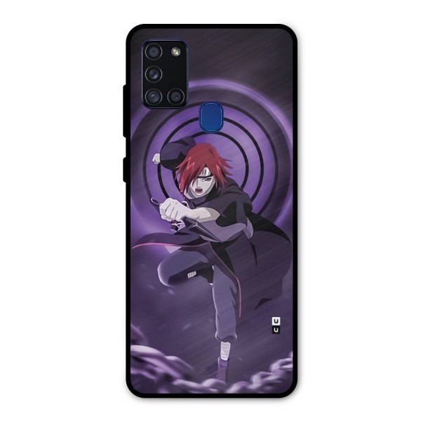 Nagato Using Rennegan Metal Back Case for Galaxy A21s