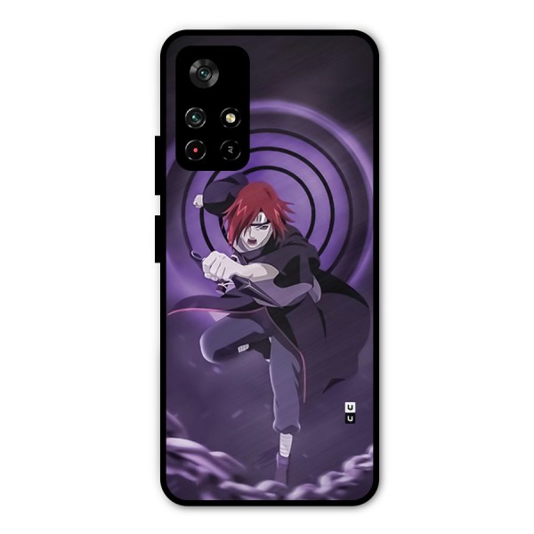 Nagato Using Rennegan Metal Back Case for Poco M4 Pro 5G