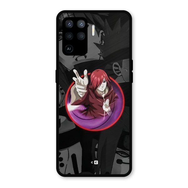 Nagato Uzumaki Metal Back Case for Oppo F19 Pro