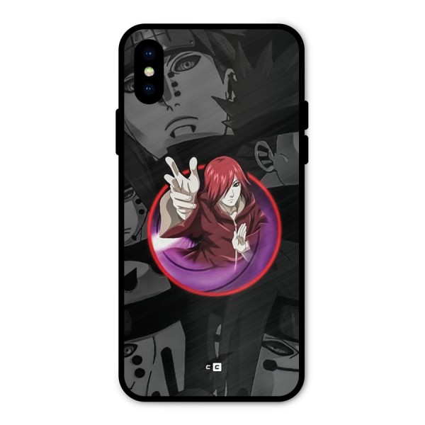 Nagato Uzumaki Metal Back Case for iPhone X