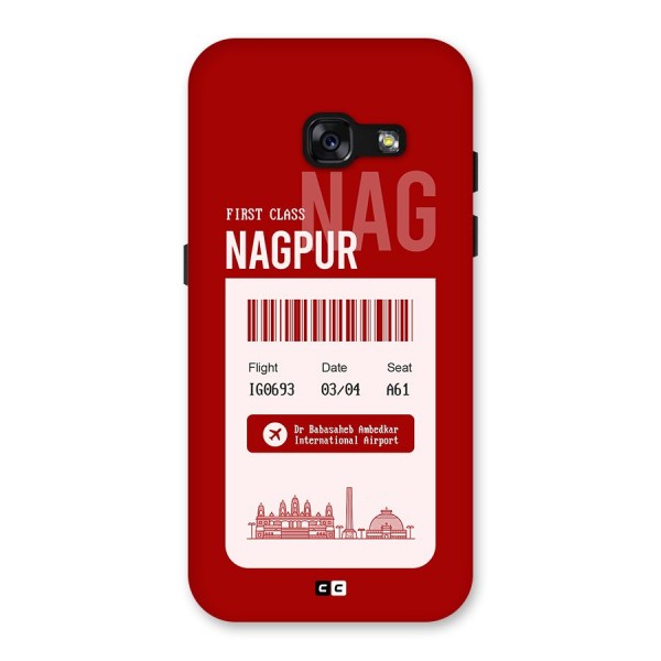 Nagpur Boarding Pass Back Case for Galaxy A3 (2017)