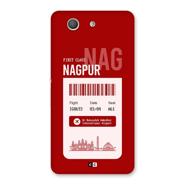 Nagpur Boarding Pass Back Case for Xperia Z3 Compact