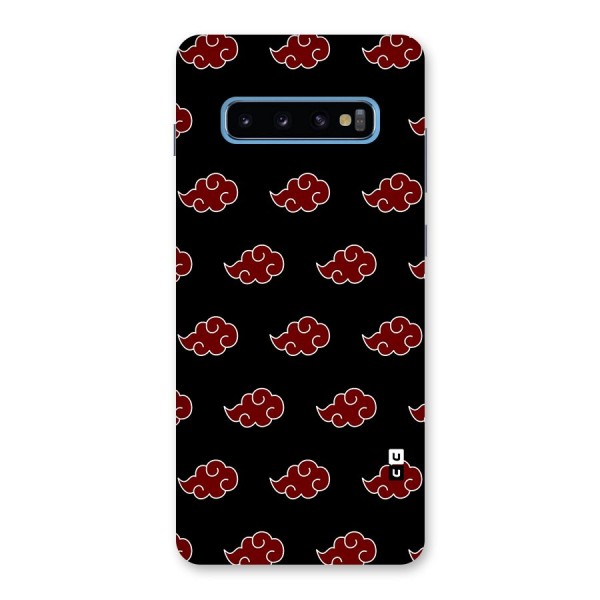 Naruto Akatsuki Pattern Back Case for Galaxy S10 Plus