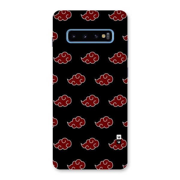 Naruto Akatsuki Pattern Back Case for Galaxy S10 Plus