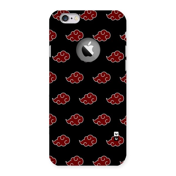 Naruto Akatsuki Pattern Back Case for iPhone 6 Logo Cut