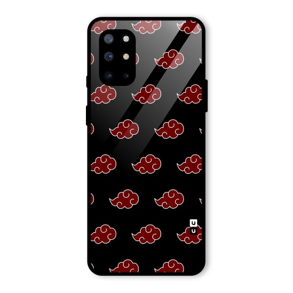 Naruto Akatsuki Pattern Glass Back Case for OnePlus 8T