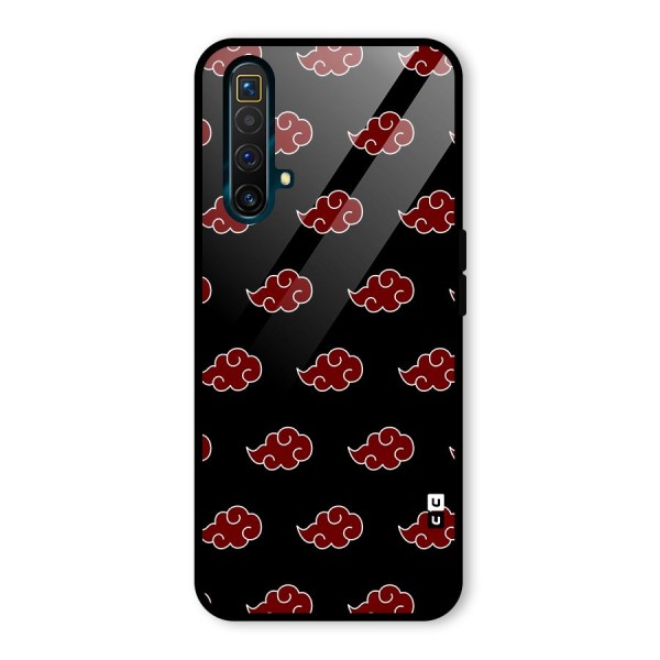 Naruto Akatsuki Pattern Glass Back Case for Realme X3