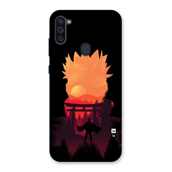 Naruto Anime Sunset Art Back Case for Galaxy M11