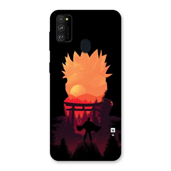 Naruto Anime Sunset Art Back Case for Galaxy M21