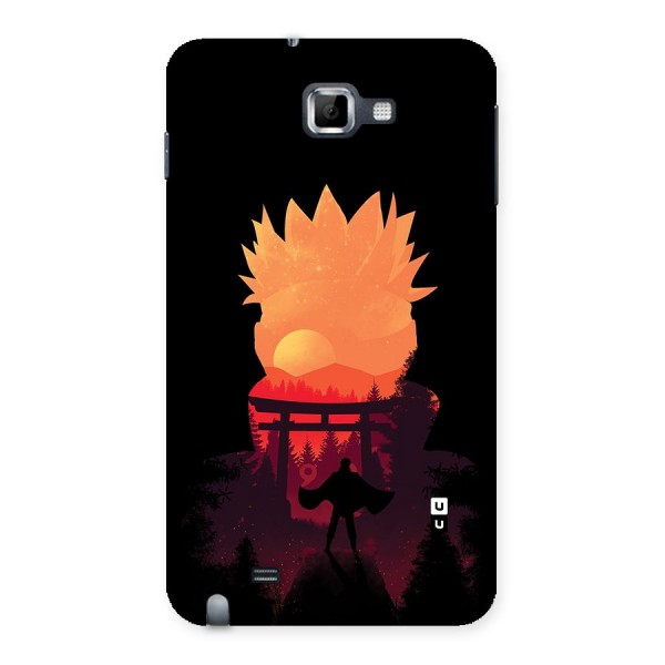 Naruto Anime Sunset Art Back Case for Galaxy Note