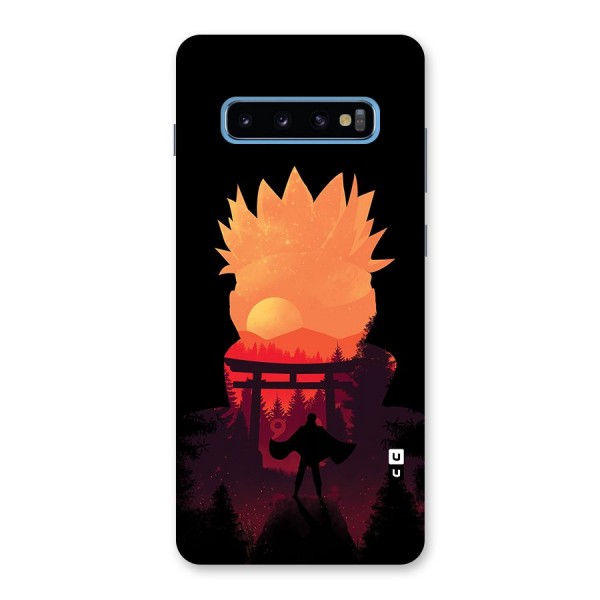 Naruto Anime Sunset Art Back Case for Galaxy S10 Plus