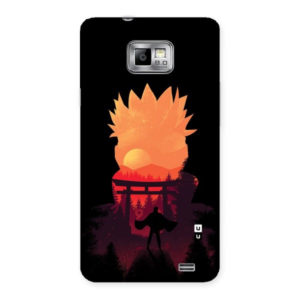 Naruto Anime Sunset Art Back Case for Galaxy S2