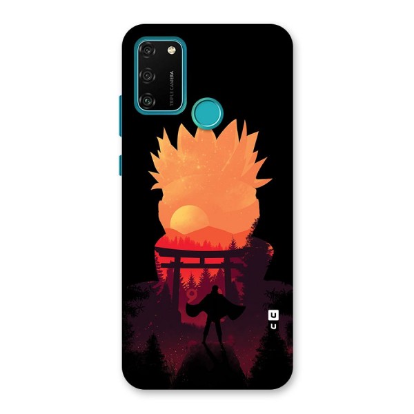 Naruto Anime Sunset Art Back Case for Honor 9A