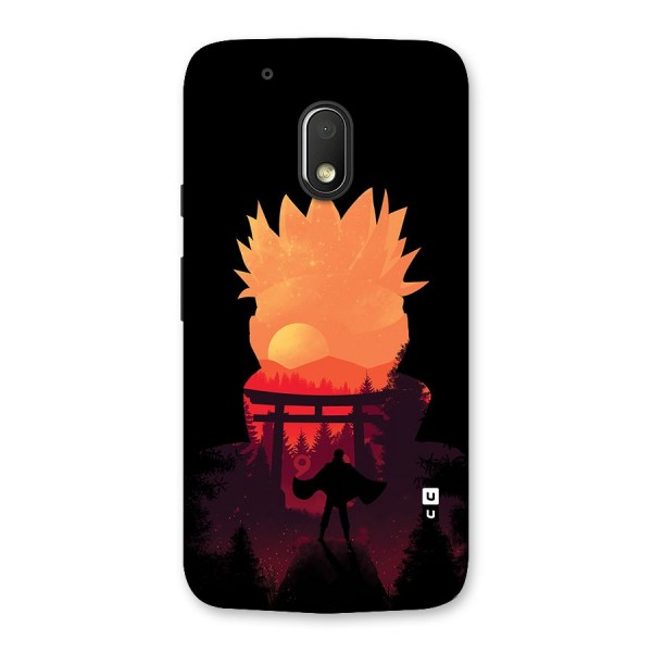 Naruto Anime Sunset Art Back Case for Moto G4 Play