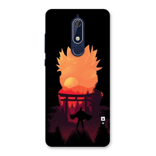 Naruto Anime Sunset Art Back Case for Nokia 5.1