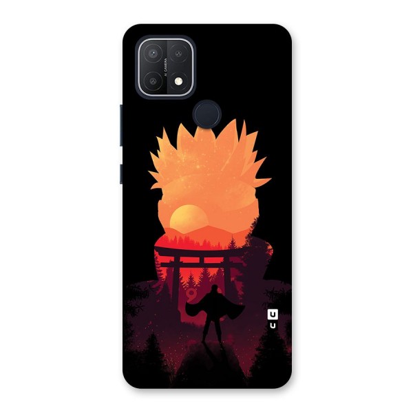 Naruto Anime Sunset Art Back Case for Oppo A15