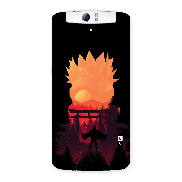 Naruto Anime Sunset Art Back Case for Oppo N1