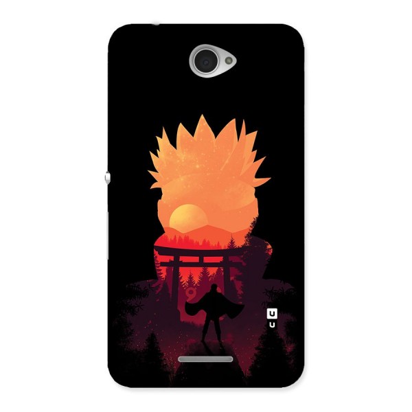 Naruto Anime Sunset Art Back Case for Sony Xperia E4