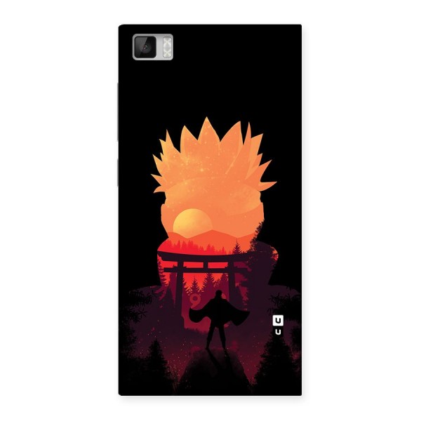 Naruto Anime Sunset Art Back Case for Xiaomi Mi3