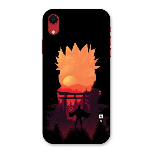 Naruto Anime Sunset Art Back Case for iPhone XR