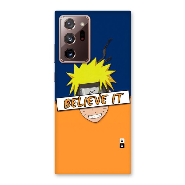Naruto Believe It Back Case for Galaxy Note 20 Ultra