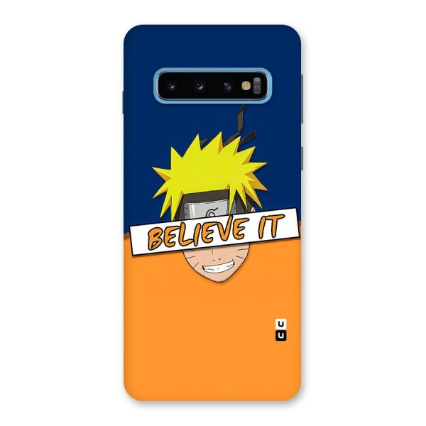 Naruto Believe It Back Case for Galaxy S10
