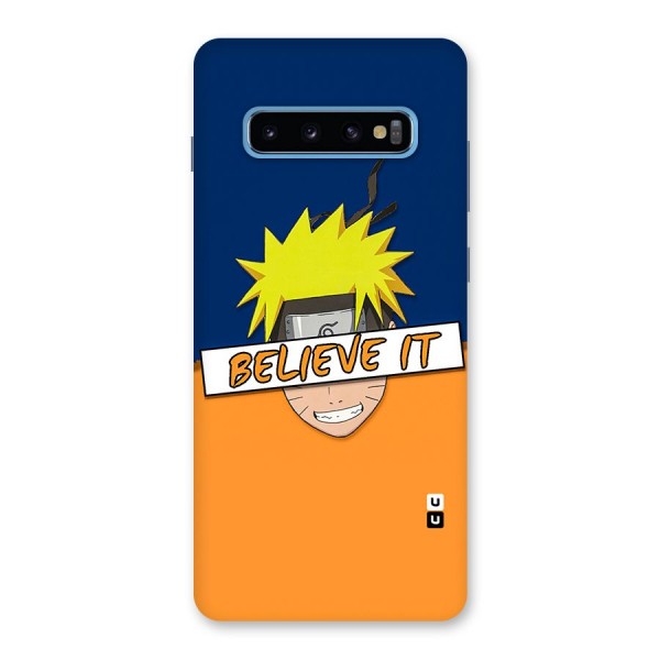 Naruto Believe It Back Case for Galaxy S10 Plus
