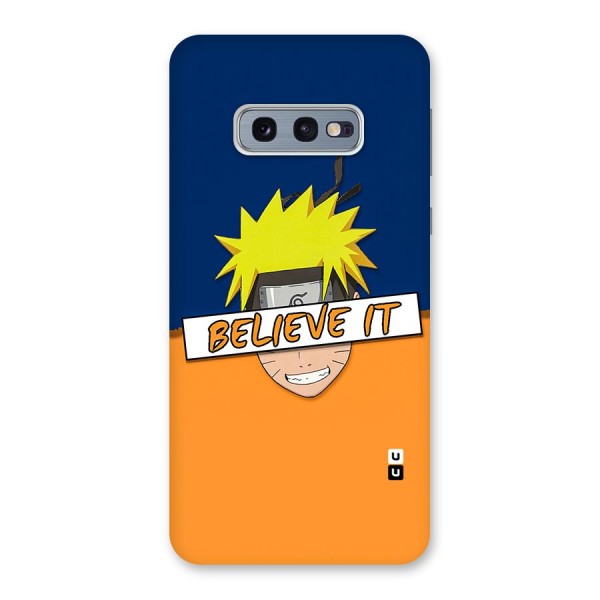 Naruto Believe It Back Case for Galaxy S10e
