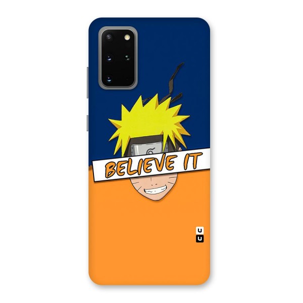 Naruto Believe It Back Case for Galaxy S20 Plus