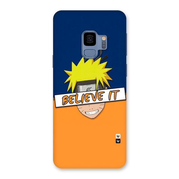 Naruto Believe It Back Case for Galaxy S9