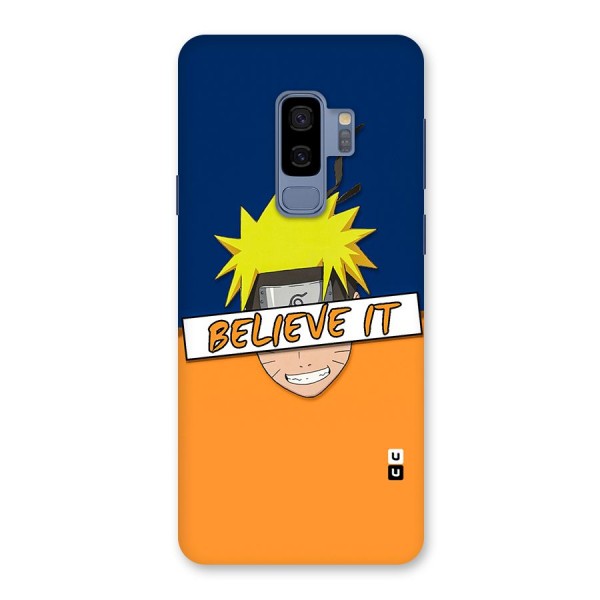 Naruto Believe It Back Case for Galaxy S9 Plus