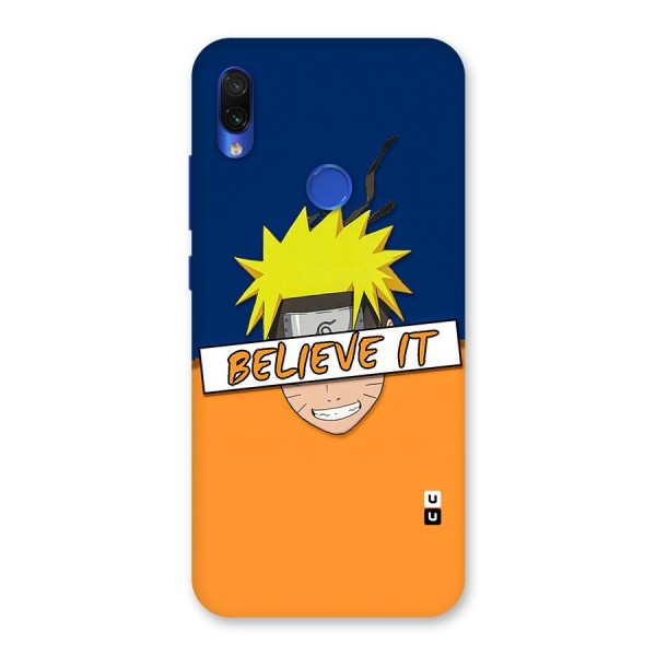 Naruto Believe It Back Case for Redmi Note 7S