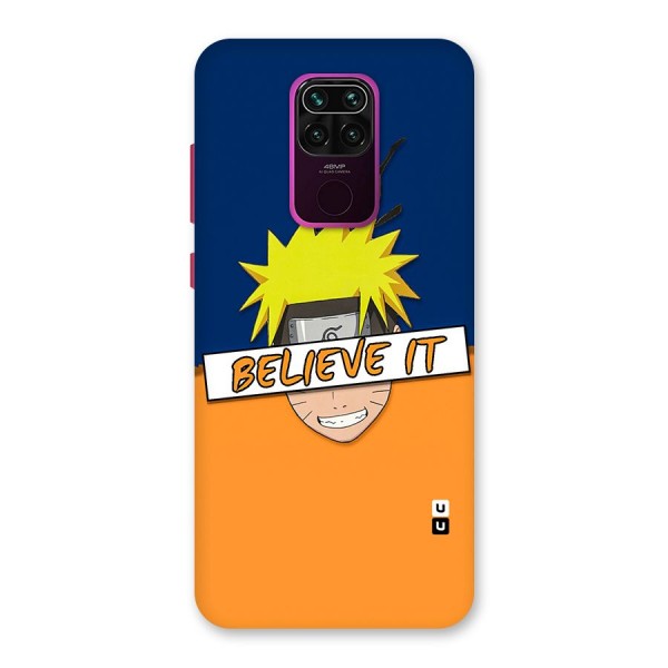Naruto Believe It Back Case for Redmi Note 9