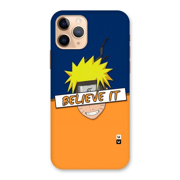 Naruto Believe It Back Case for iPhone 11 Pro
