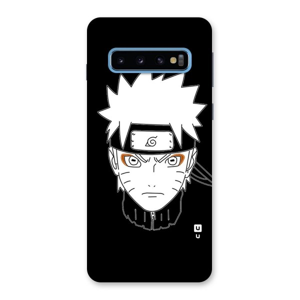 Naruto Black and White Art Back Case for Galaxy S10