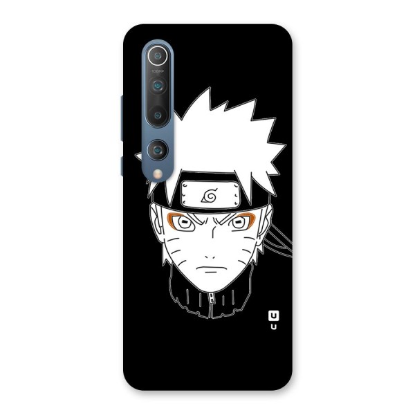 Naruto Black and White Art Back Case for Mi 10